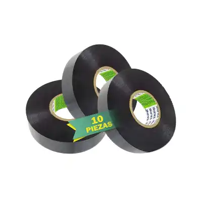 Cinta Aislar Negro No 21 Nitto 19mm x 18m Paquete 10pzas