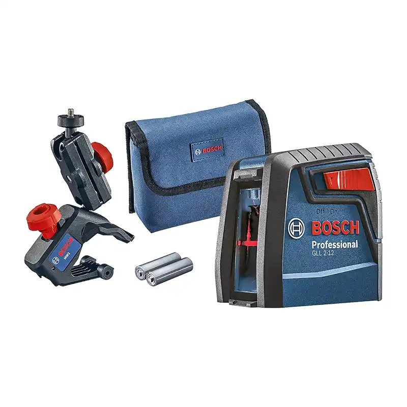 Nivel Láser Transversal Rojo Bosch GLL 2-12 12m