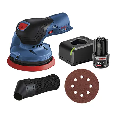Lijadora Excéntrica Bosch GEX 12V-125 + Batería Y Cargador