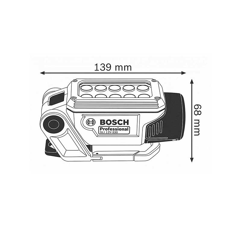 Lámpara Led Recargable 350 Lumens Con Iman Black & Decker BCL350