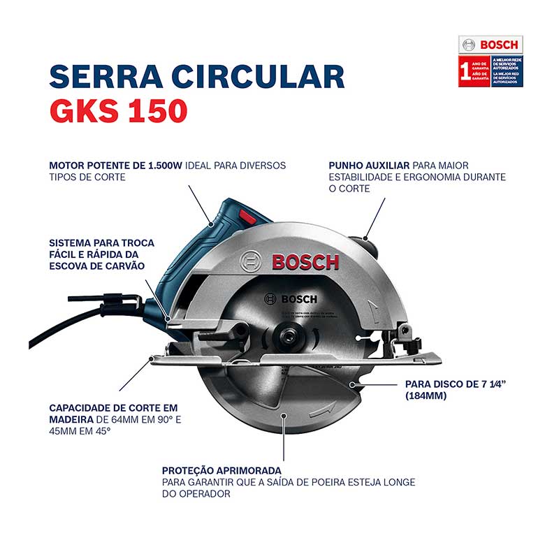 Sierra Circular Bosch GKS 150