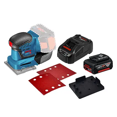 Lijadora Orbital Inalámbrica Bosch GSS 18V-10 + Batería