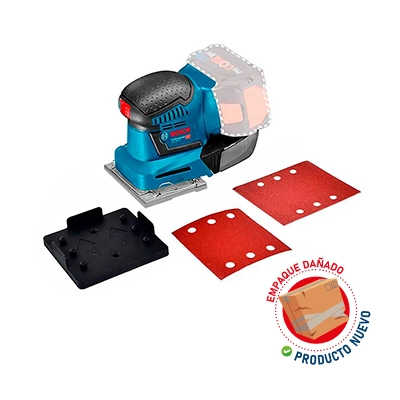 Lijadora Orbital Bosch GSS 18V-10 sin Batería EMPAQUE DAÑADO