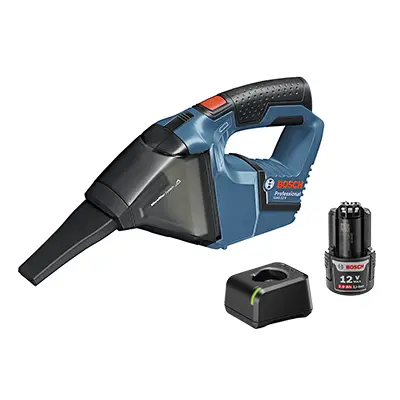 Aspiradora de Polvo Bosch GAS 12V 0.35 l + Batería  Cargador