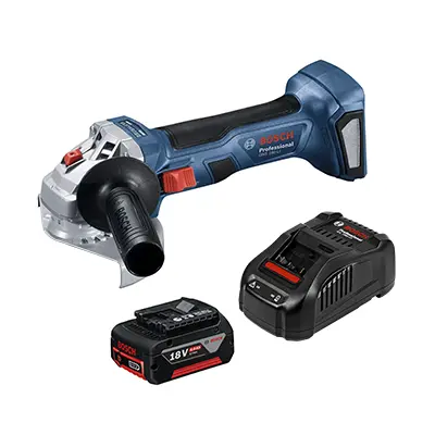 Esmeriladora Inalámbrica 18V Bosch GWS 180-LI 5 P + Batería