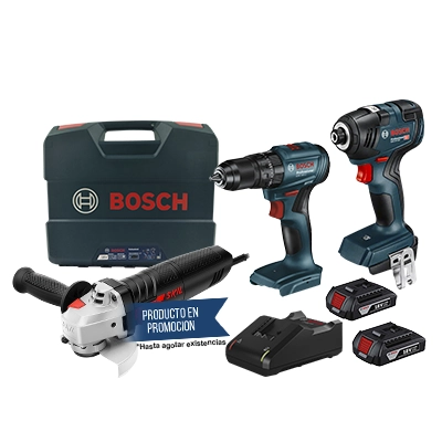 Rotomartillo BL Atornillador de impacto Bosch + Esmeriladora