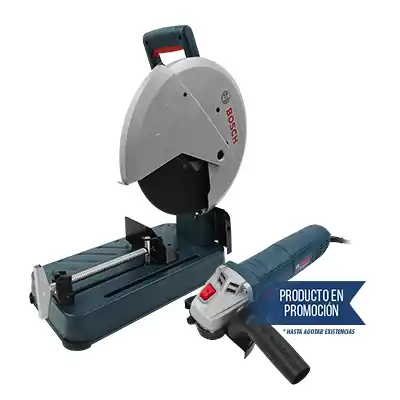 Cortadora de Metales Bosch GCO 230 +Miniesmeriladora GWS 700