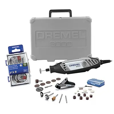 Mototool Dremel 3000 + 26 Accesorios + Kit 10 Discos