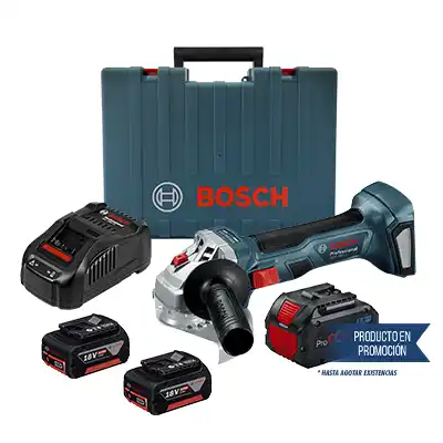 Esmeriladora Inalámbrica Brushless 18V Bosch GWS 180-LI 5pul