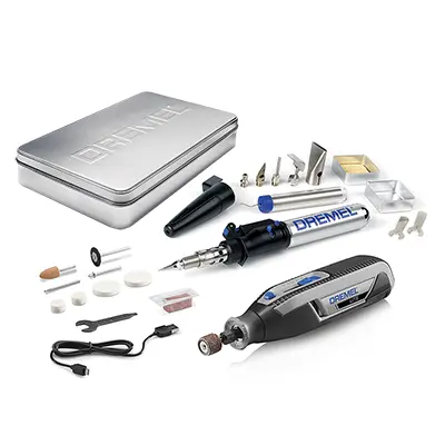 Dremel Lite Mototool 7760 con 10 Accesorios + Soplete Butano