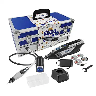 Mototol Dremel 8250 12V + Maleta Metálica + Eje Flexible