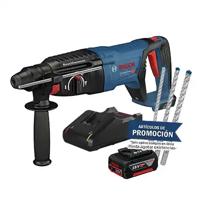 Martillo Perforador SDS Plus Bosch GBH 18V-26 D + acc