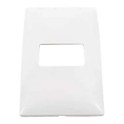 Placa de 1 Módulo Horizontal Coel 100-6201W Royer100 Blanco