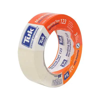 Masking Tape Automotriz 123 Tuk Alto Desempeño 36 mm x 50 m
