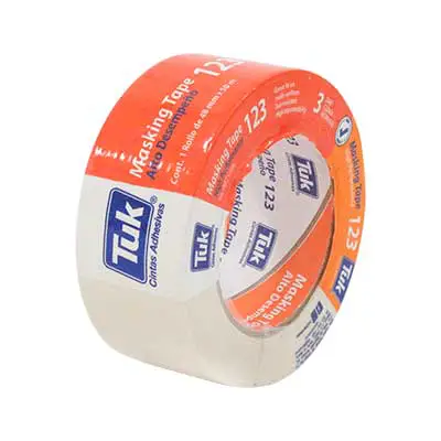 Masking Tape Automotriz 123 Tuk Alto Desempeño 48 mm x 50 m