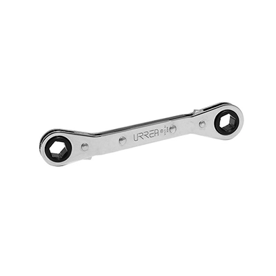 Llave Estriada Matraca Acodada Urrea 1186M 16mmx18mm