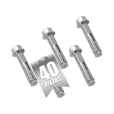 Taquete Expansivo 5/16" Aksi 119002 Galvanizado 40pzas