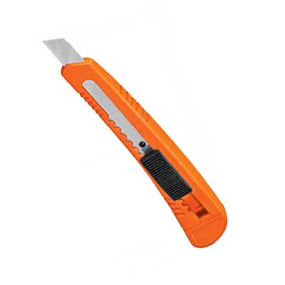 Cutter profesional con 3 laminas de repuesto cuchilla 18mm x 0.5 GENERICO