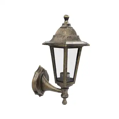 Farol Colonial Pared Sanelec 1233 Plástico Cobre