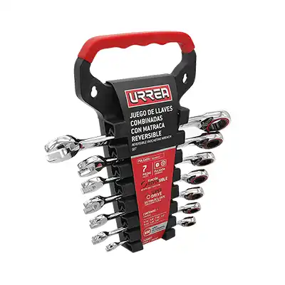 Juego Llaves Combinadas Matraca Urrea 12MR7 7pzas