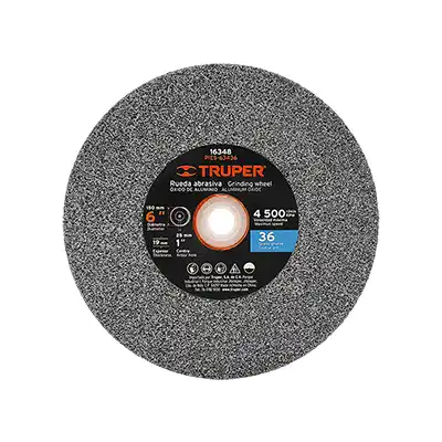 Rueda Abrasiva para Esmeril Truper 16348 6 Pulg
