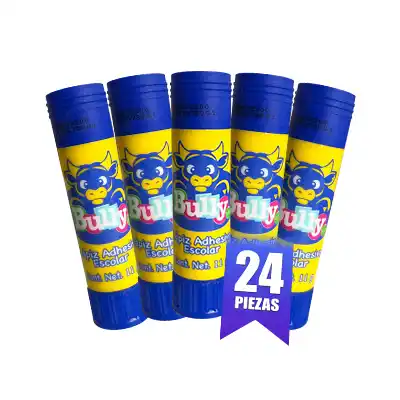 Lápiz Adhesivo Escolar Bully 2819072 11g 24pzas