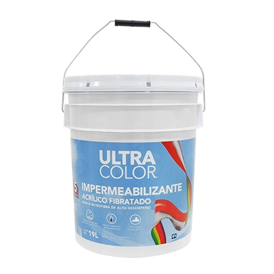 Impermeabilizante Fibratado Ultracolor Blanco 19 L
