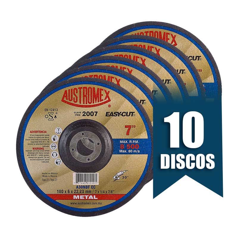 Discos de Desbaste Metal Austromex 2007