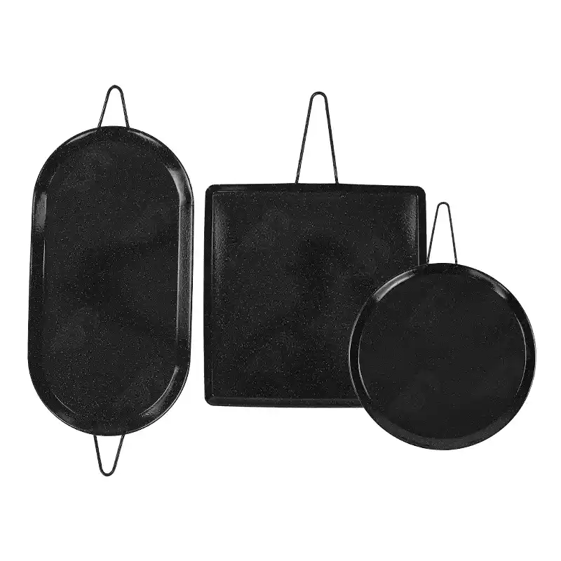 Juego de Comales Medianos Alfa 27cm, 32cm, 43cm