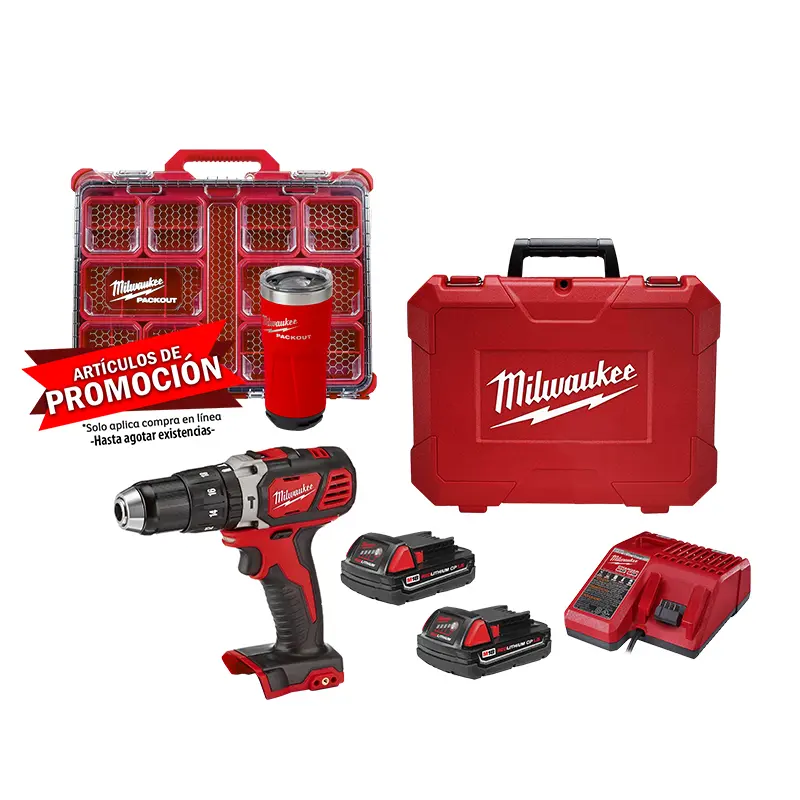 Rotomartillo M18 Milwaukee 2607-22CT  Organizador + Vaso