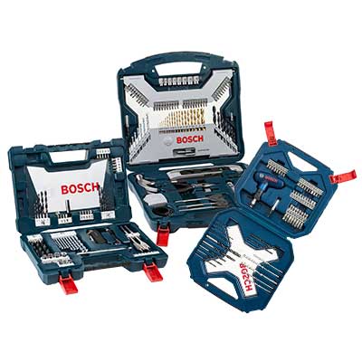 Bosch Professional 2607017473 Juego de brocas de enrutador de 15 piezas  para madera para enrutador con vástago de 1/4 pulgadas