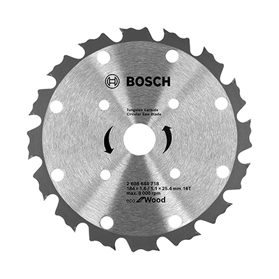 Disco Sierra Circular para Madera Bosch Eco for Wood 7-1/4pl