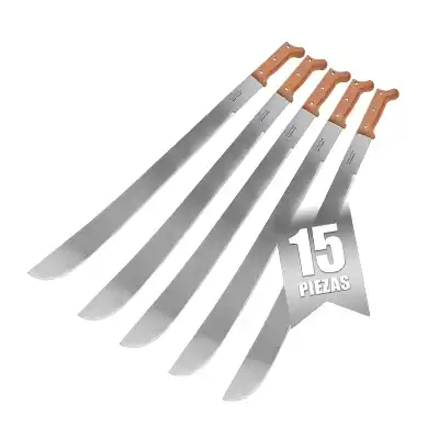Machete Pulido Tramontina Mango de Madera 26pul 15pzs