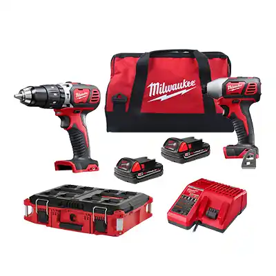 Rotomartillo M18 Milwaukee + Atornillador 2697-22CT + Caja