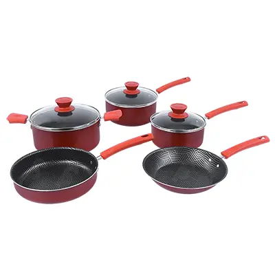 Batería de Cocina Tramontina Nassau 27899/131 Color rojo