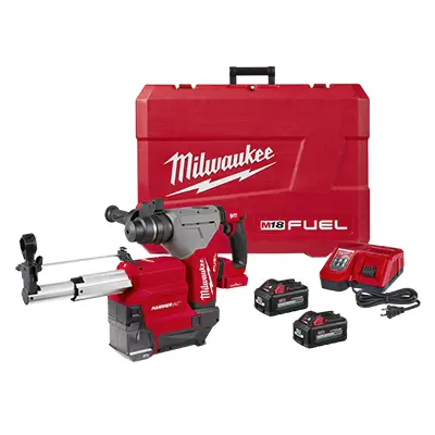 Milwaukee 2915-22DE Rotomartillo SDS Plus 18V + Extractor