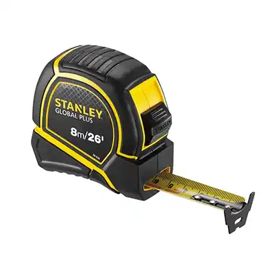 Flexómetro Cinta Métrica Stanley Global Plus 30-626M 8m