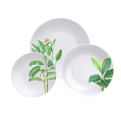 Vajilla de Porcelana para Mesa Tramontina Graziela 12pzas