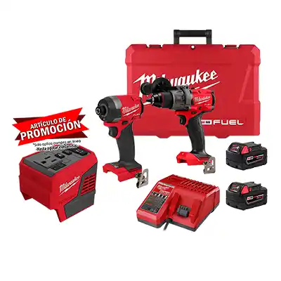 Rotomartillo Milwaukee M18 FUEL BL + Atornillador de Impacto