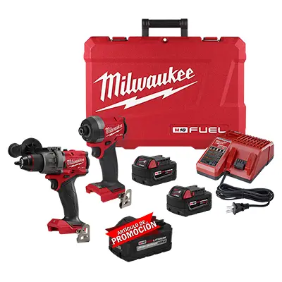 Rotomartillo M18 BL Milwaukee + Atornillador de impacto +bat