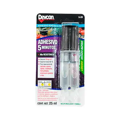 Adhesivo 5 Minutos Devcon 5-28 Alta Resistencia 25 ml