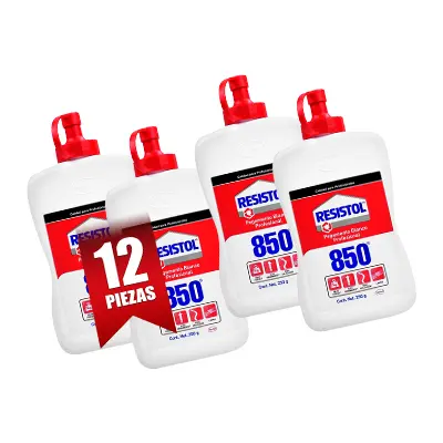 Resistol 850  Pegamento Liquido Blanco 250g 12 pzs