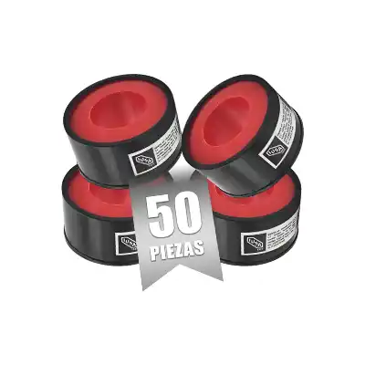 Cinta Teflón Iusa 604380 3/4 Pul x 6.6 m 50pzas