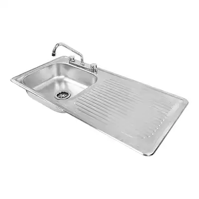 Fregadero Tarja Inox Ekon Kitchen Pack 62006 D Mezcladora