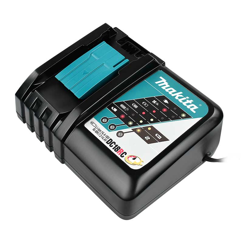 Kit 2 Baterías LXT 18V 5.0Ah (BL1850B) + Cargador Rápido (DC18RC) LXT 18V  Makita