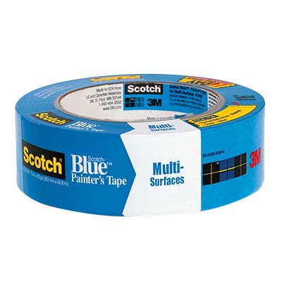 Cinta adhesiva azul de 30 m para pintores de enmascarar limpia y fácil de  quitar agarre de la cubierta cónica para impresoras 3D Paniters Tape