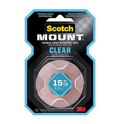 Comprar Cinta Doble Cara 3M Scotch-Mount™, Adhesión Extrema, 1 rollo -2.5  cm x 1.5 m