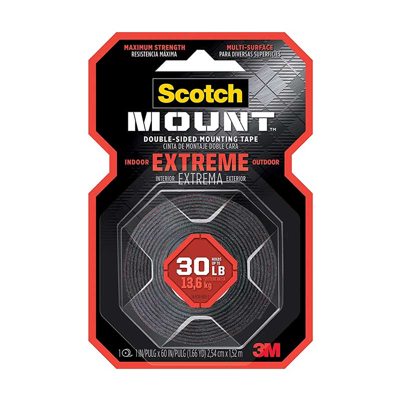Comprar Cinta Doble Cara 3M Scotch-Mount™, Adhesión Extrema, 1 rollo -2.5  cm x 1.5 m