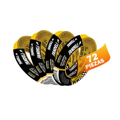 Cinta Masking Tape Automotriz Fandeli 78434 12mmx50m 72pzs