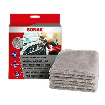 Paño de Microfibra Suave Sonax 75594 40x40cm 3pzas